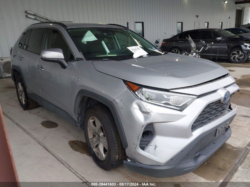 2019 Toyota Rav4 Hybrid Xle VIN: 2T3RWRFV6KW038196 Lot: 39441603