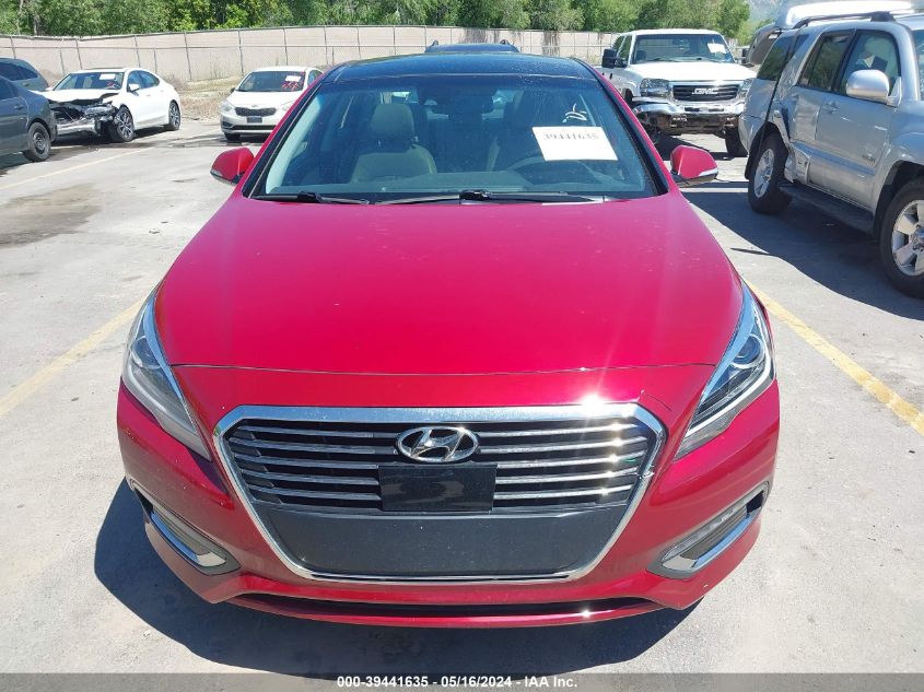 2016 Hyundai Sonata Hybrid Limited VIN: KMHE34L17GA009027 Lot: 39441635