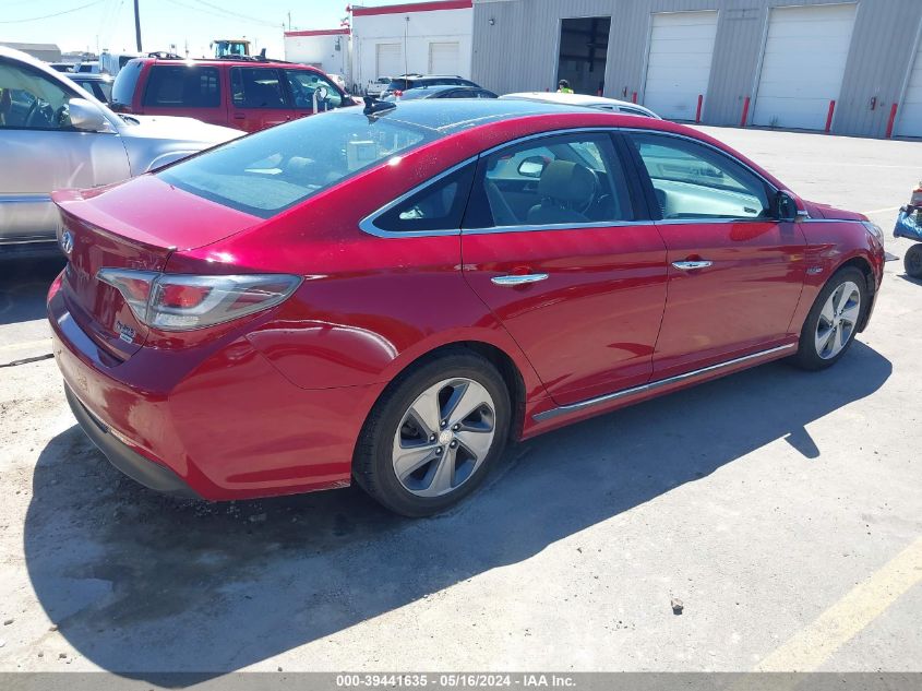 2016 Hyundai Sonata Hybrid Limited VIN: KMHE34L17GA009027 Lot: 39441635