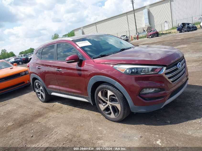 2017 Hyundai Tucson Limited VIN: KM8J33A24HU595223 Lot: 39441639