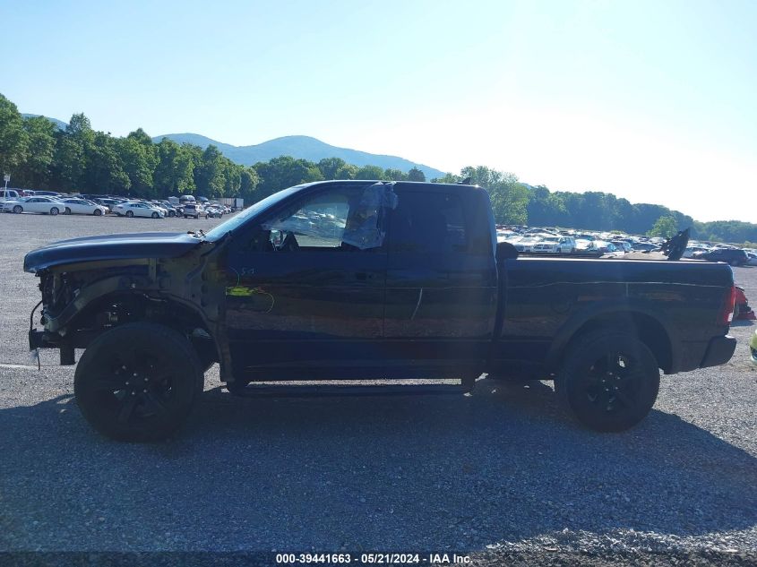 2021 Ram 1500 Classic Warlock Quad Cab 4X4 6'4 Box VIN: 1C6RR7GG1MS587643 Lot: 39441663