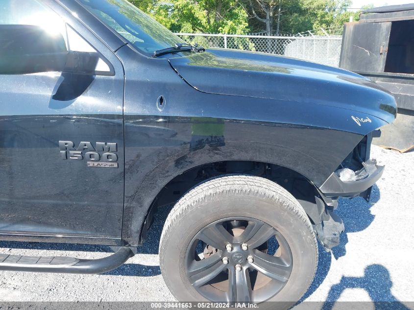 2021 Ram 1500 Classic Warlock Quad Cab 4X4 6'4 Box VIN: 1C6RR7GG1MS587643 Lot: 39441663