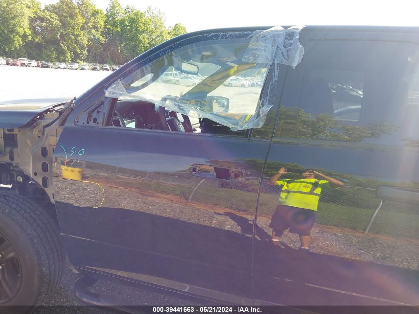 2021 Ram 1500 Classic Warlock Quad Cab 4X4 6'4 Box VIN: 1C6RR7GG1MS587643 Lot: 39441663