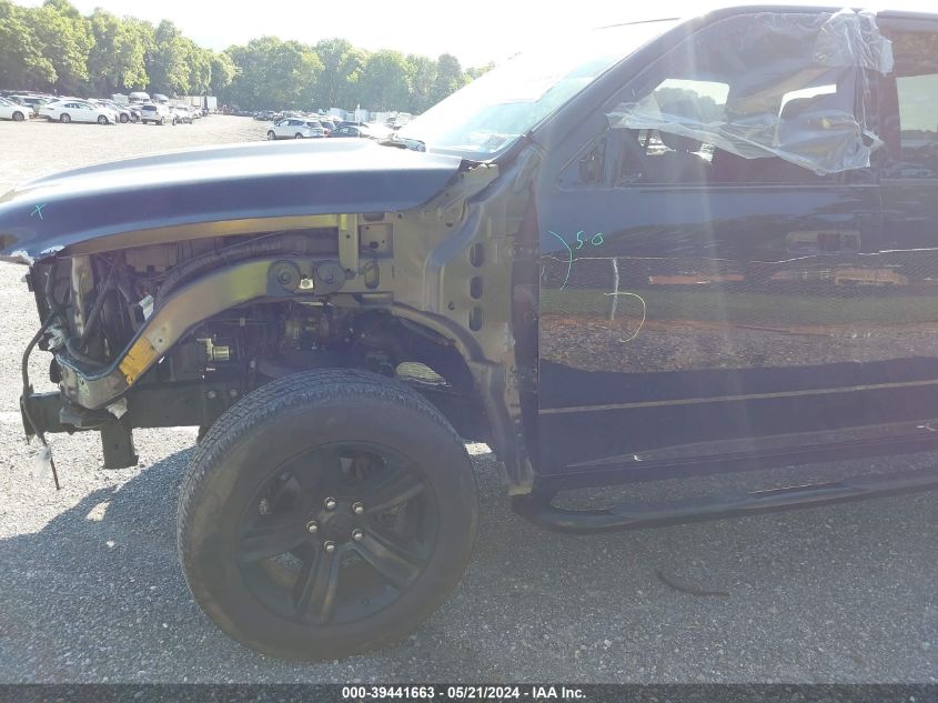 2021 Ram 1500 Classic Warlock Quad Cab 4X4 6'4 Box VIN: 1C6RR7GG1MS587643 Lot: 39441663