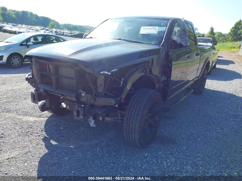 2021 Ram 1500 Classic Warlock Quad Cab 4X4 6'4 Box VIN: 1C6RR7GG1MS587643 Lot: 39441663