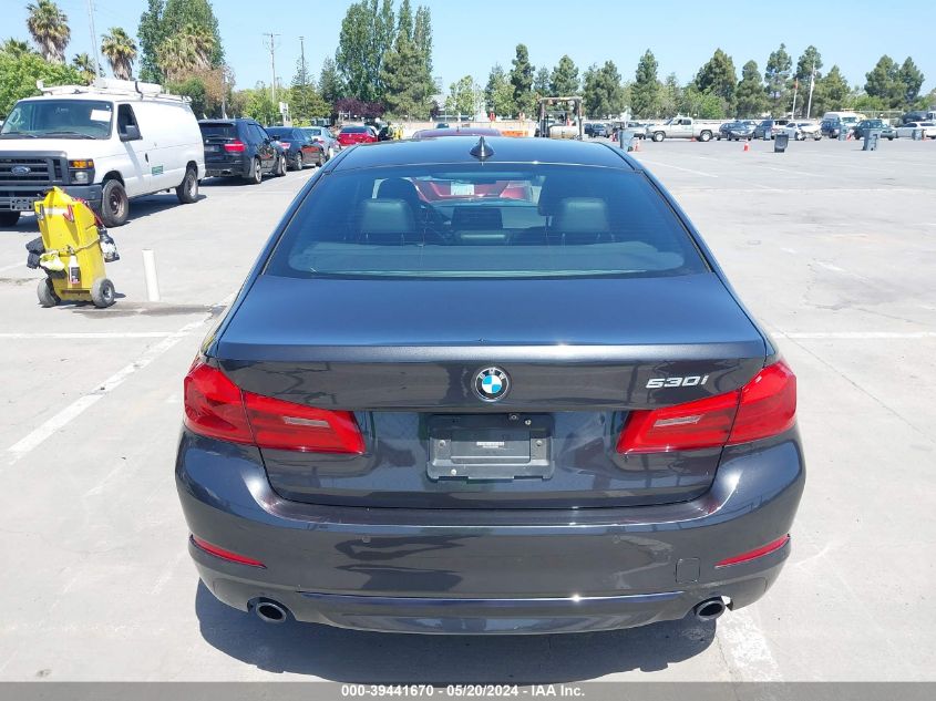 2019 BMW 530I VIN: WBAJA5C54KBX86881 Lot: 39441670