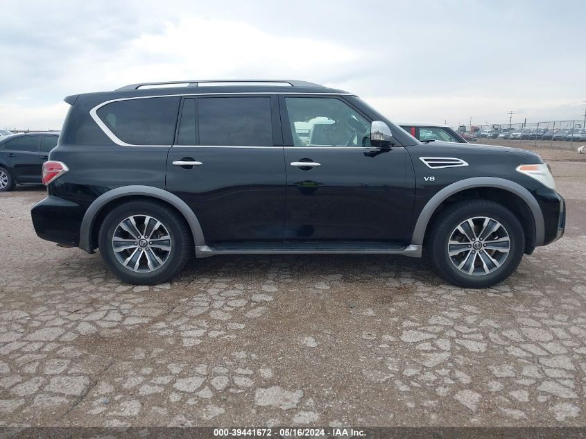 2017 Nissan Armada Sl VIN: JN8AY2ND8H9003552 Lot: 39441672