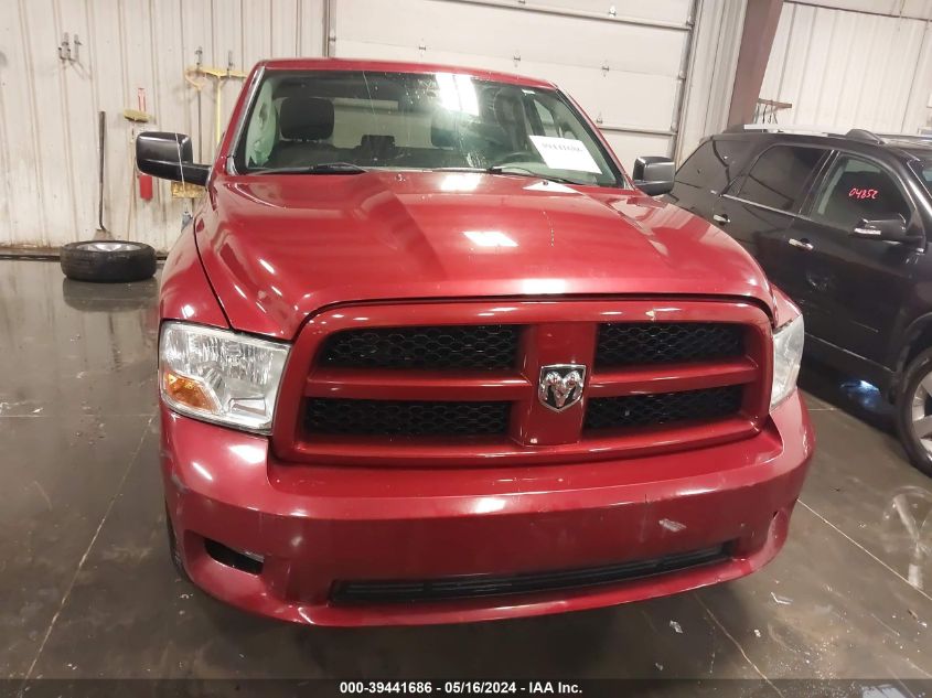 2012 Ram 1500 St VIN: 1C6RD7FT9CS189933 Lot: 39441686