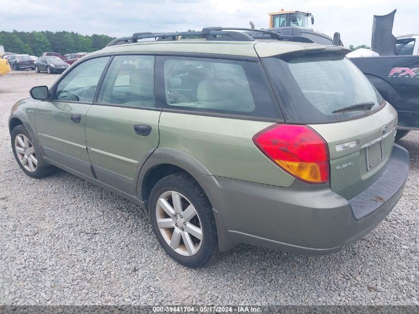 2007 Subaru Outback 2.5I VIN: 4S4BP61CX77322318 Lot: 39441704