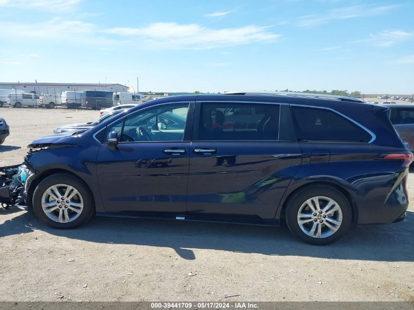 2022 Toyota Sienna Platinum VIN: 5TDESKFC1NS062251 Lot: 39441709