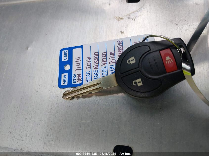 2016 Nissan Versa Note Sv VIN: 3N1CE2CP2GL381093 Lot: 39441735