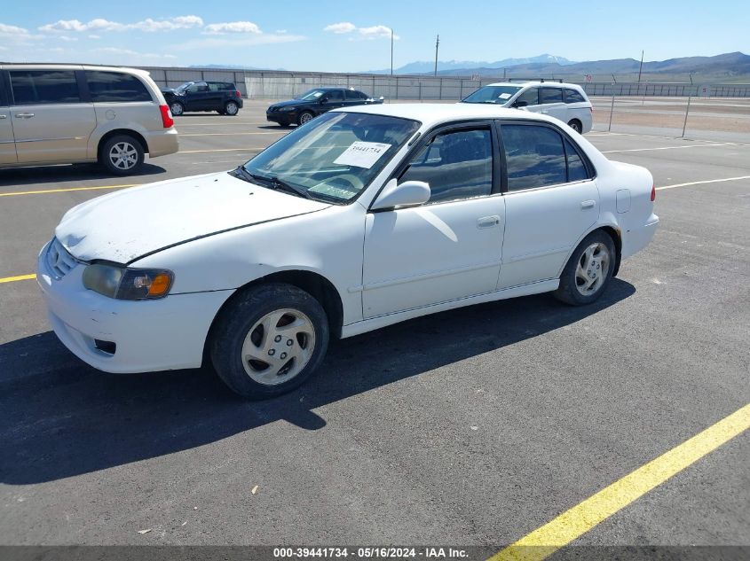 2001 Toyota Corolla S VIN: 1NXBR12E41Z542656 Lot: 39441734