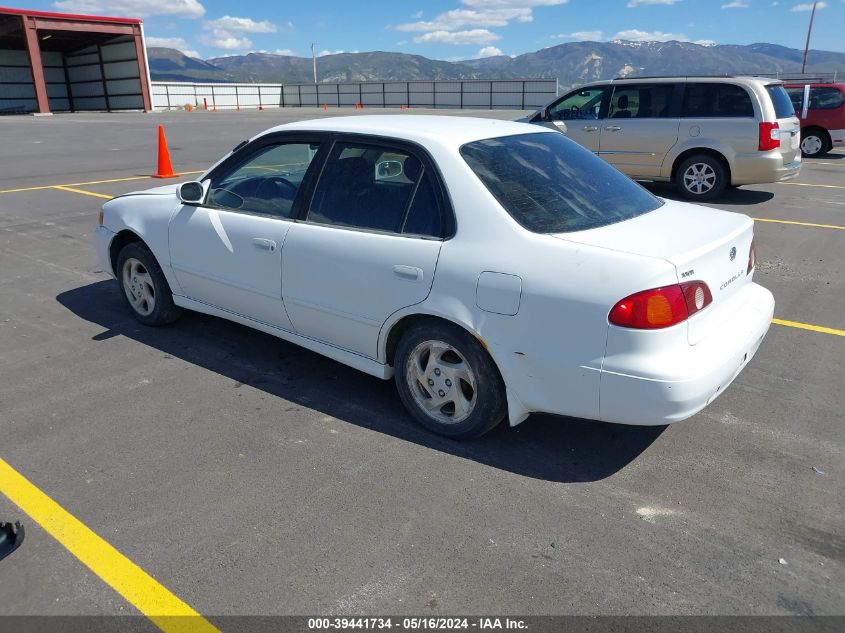 2001 Toyota Corolla S VIN: 1NXBR12E41Z542656 Lot: 39441734