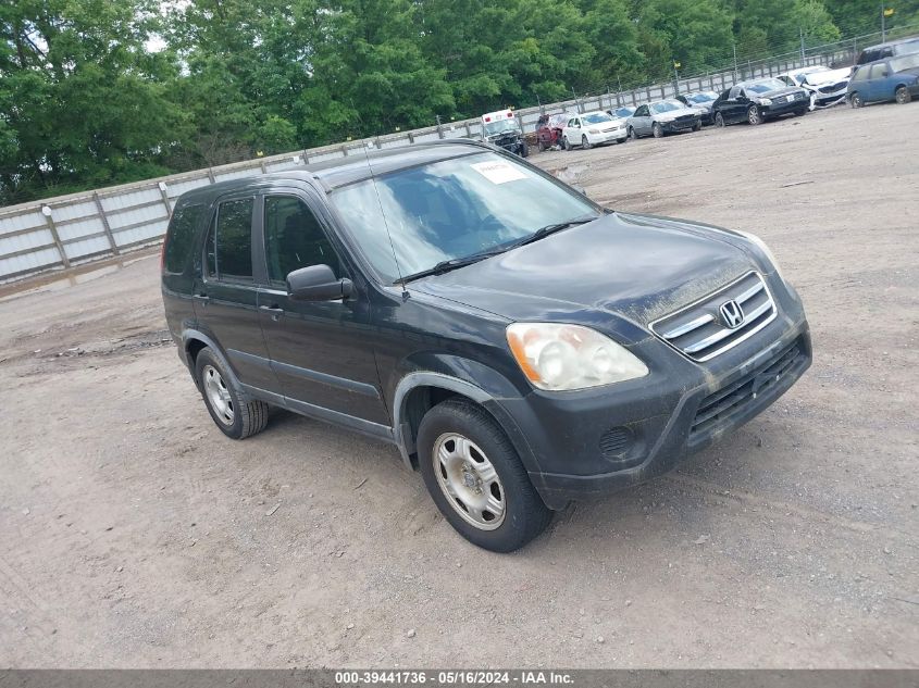 2005 Honda Cr-V Lx VIN: JHLRD68575C017241 Lot: 39441736