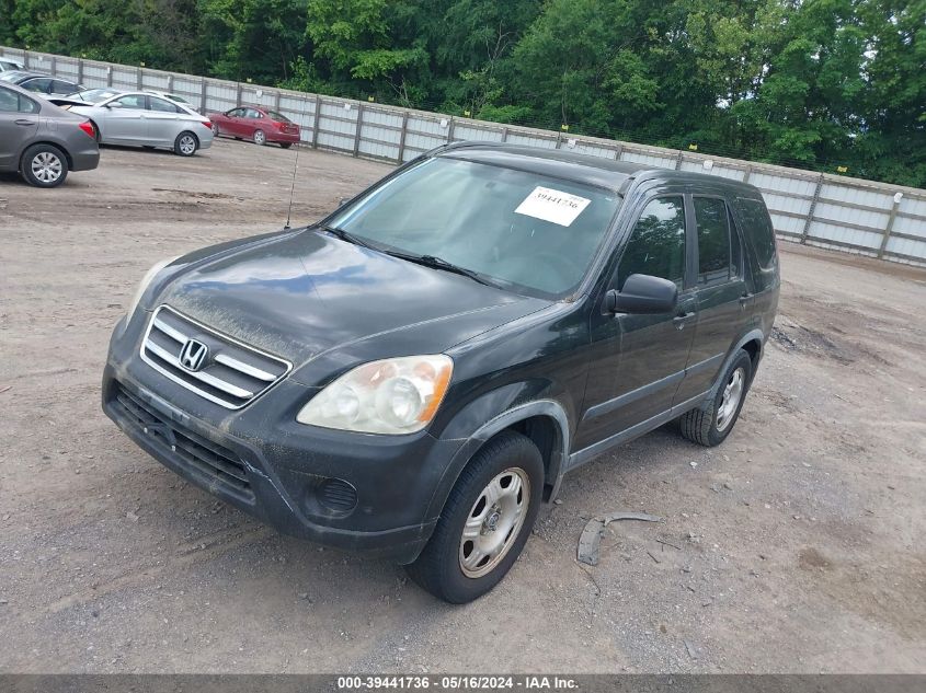 2005 Honda Cr-V Lx VIN: JHLRD68575C017241 Lot: 39441736