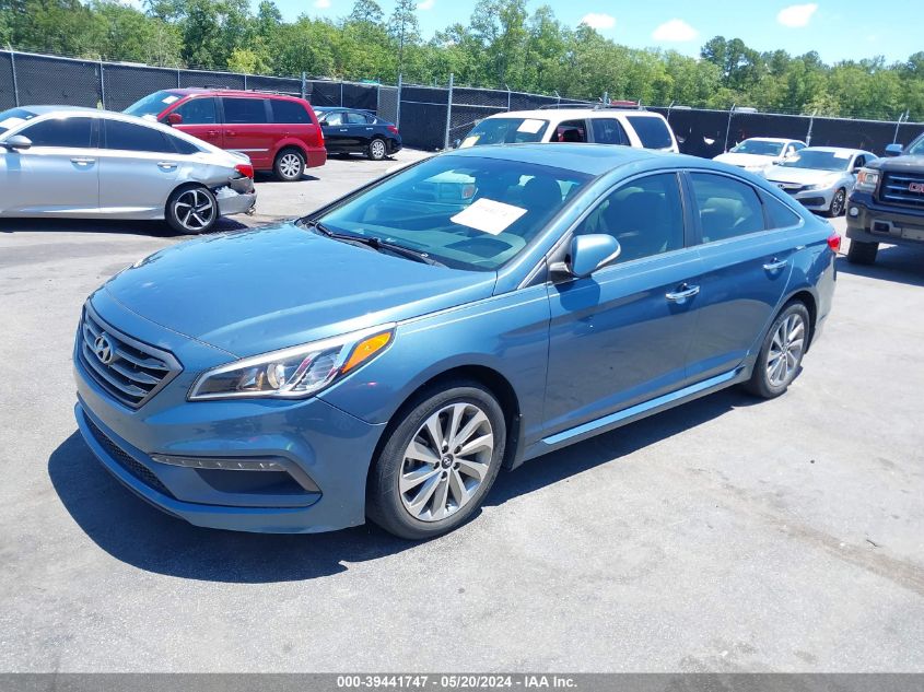 2017 HYUNDAI SONATA SPORT - 5NPE34AF9HH475846