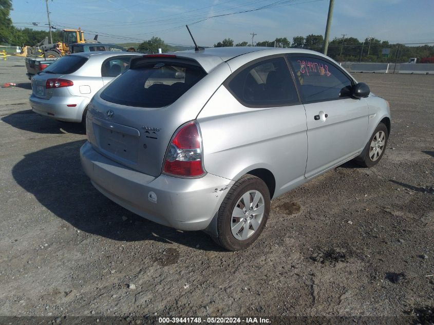 2009 Hyundai Accent Gs VIN: KMHCM36C29U108058 Lot: 39441748