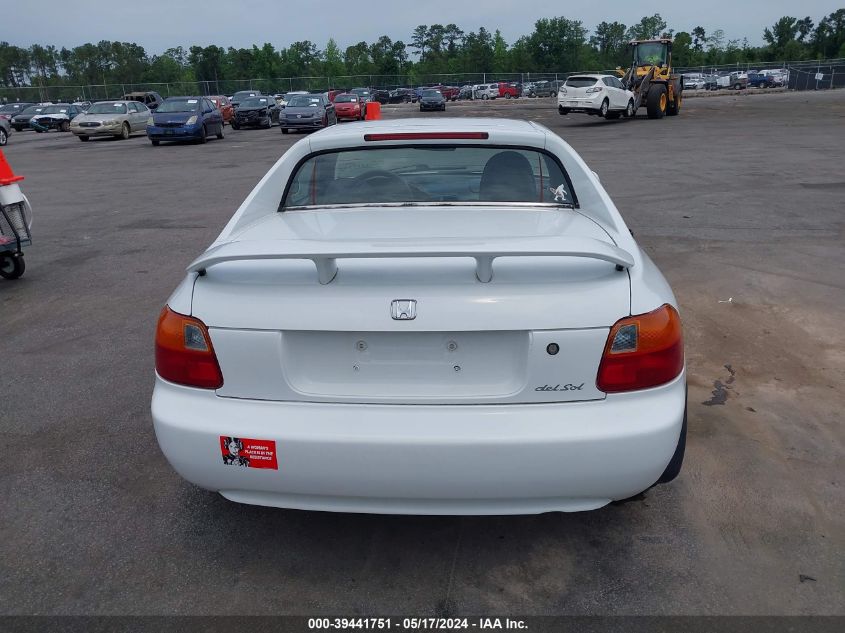 1996 Honda Civic Del Sol Si VIN: JHMEH6261TS001233 Lot: 39441751