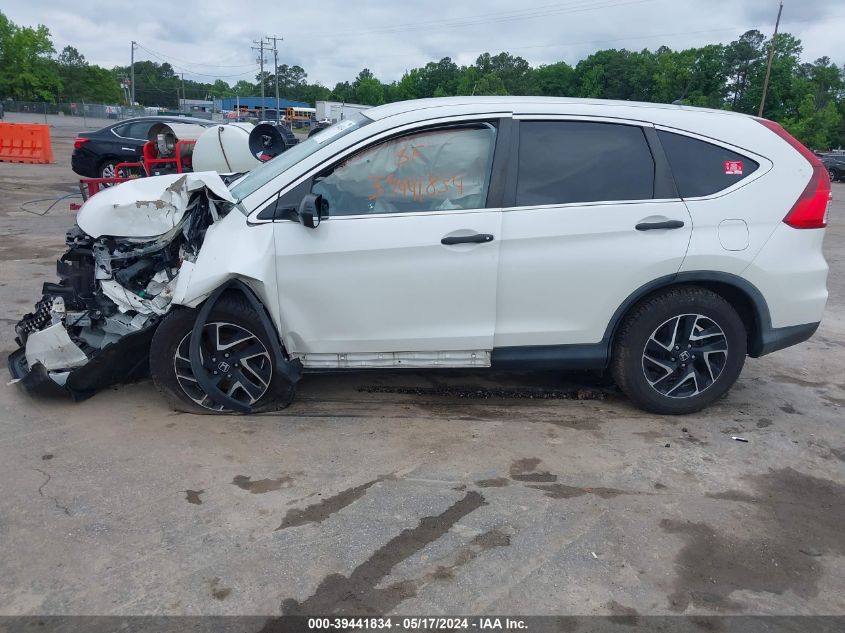 2016 Honda Cr-V Se VIN: 5J6RM4H4XGL104881 Lot: 39441834