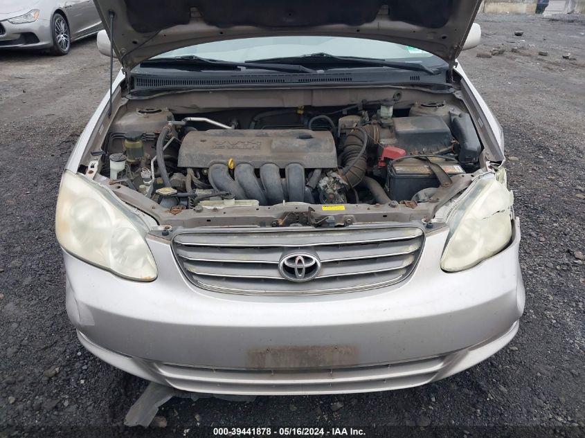 2003 Toyota Corolla Le VIN: 1NXBR32E73Z053554 Lot: 39441878