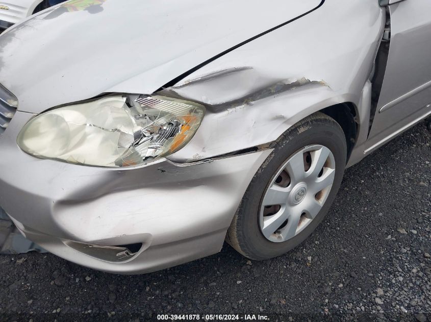 2003 Toyota Corolla Le VIN: 1NXBR32E73Z053554 Lot: 39441878