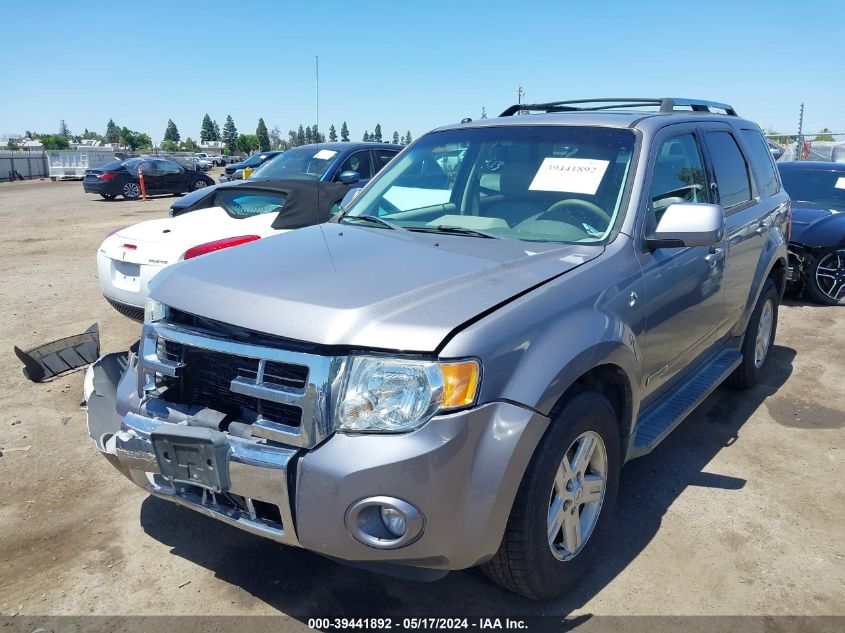 2008 Ford Escape Hybrid Hev VIN: 1FMCU49H48KA94543 Lot: 39441892