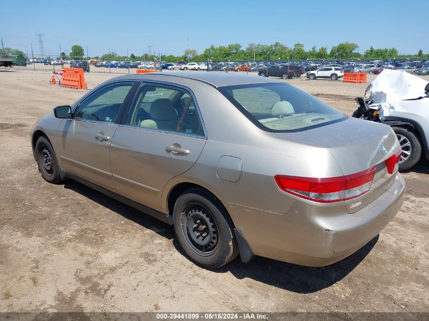 2003 Honda Accord 2.4 Lx VIN: 1HGCM56333A028357 Lot: 39441899