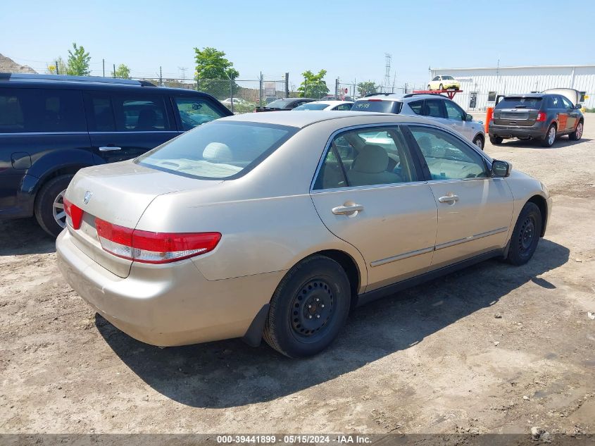 2003 Honda Accord 2.4 Lx VIN: 1HGCM56333A028357 Lot: 39441899