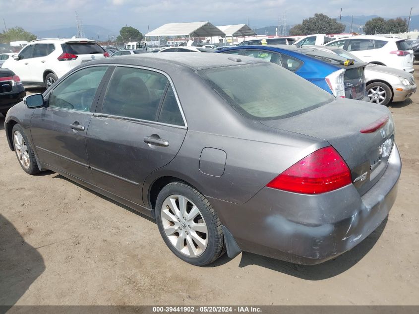 2007 Honda Accord 3.0 Ex VIN: 1HGCM66557A026445 Lot: 39441902