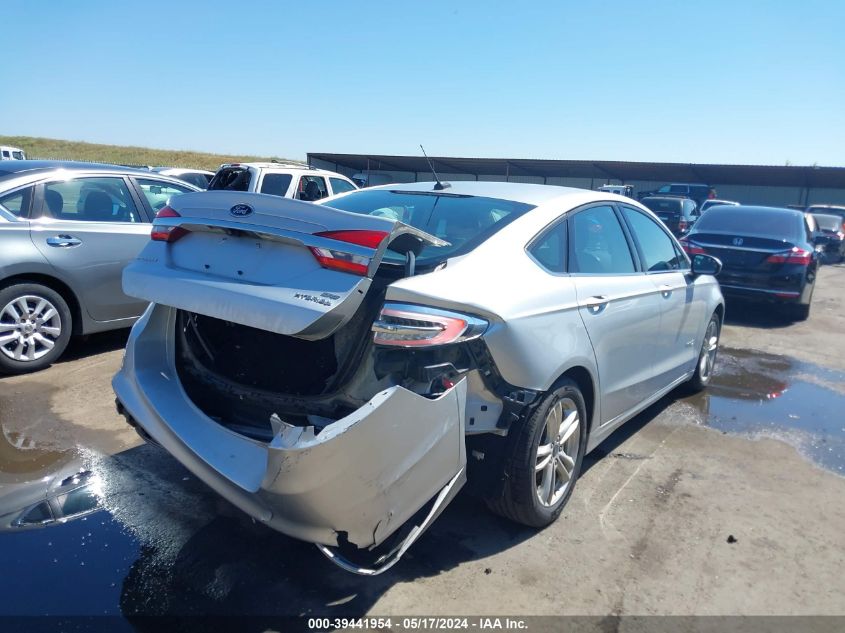 2018 Ford Fusion Hybrid Se VIN: 3FA6P0LU9JR128491 Lot: 39441954