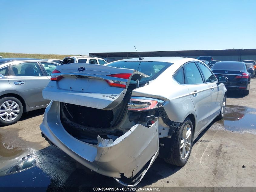 2018 Ford Fusion Hybrid Se VIN: 3FA6P0LU9JR128491 Lot: 39441954