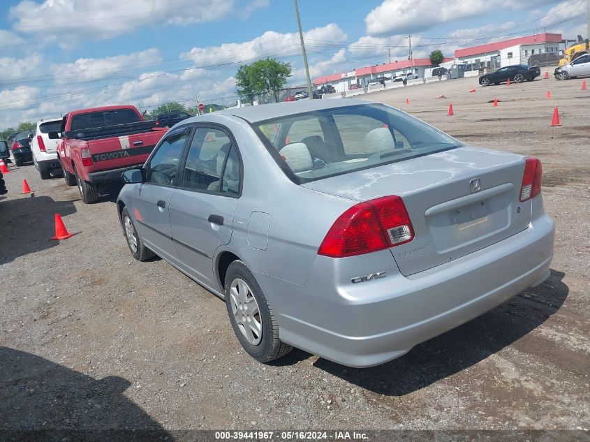 2004 Honda Civic Vp VIN: 2HGES16354H595129 Lot: 39441967