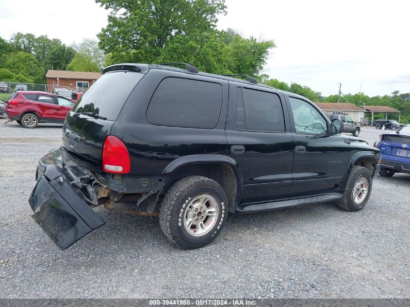 2000 Dodge Durango VIN: 1B4HS28NXYF199864 Lot: 39441988