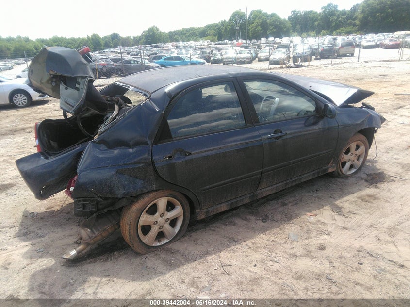 2008 Kia Spectra Sx VIN: KNAFE121085019750 Lot: 39442004