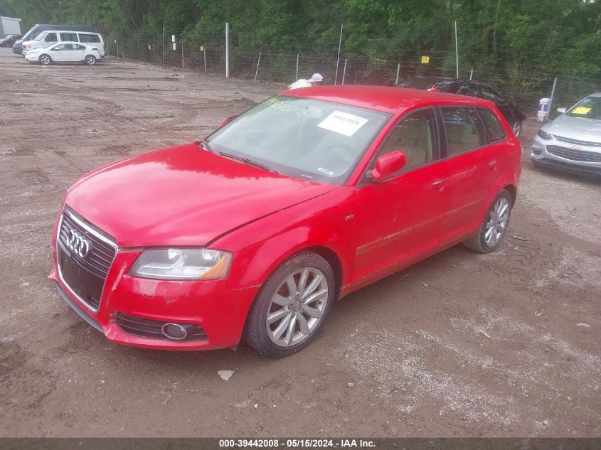 2011 Audi A3 2.0 Tdi Premium VIN: WAUBJBFM6BA051833 Lot: 39442008