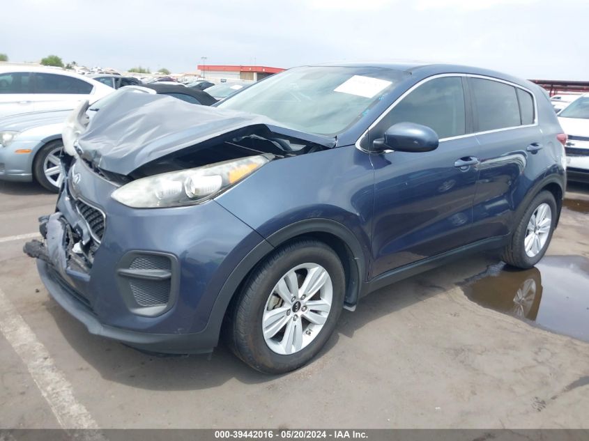 2017 Kia Sportage Lx VIN: KNDPM3AC5H7122790 Lot: 39442016