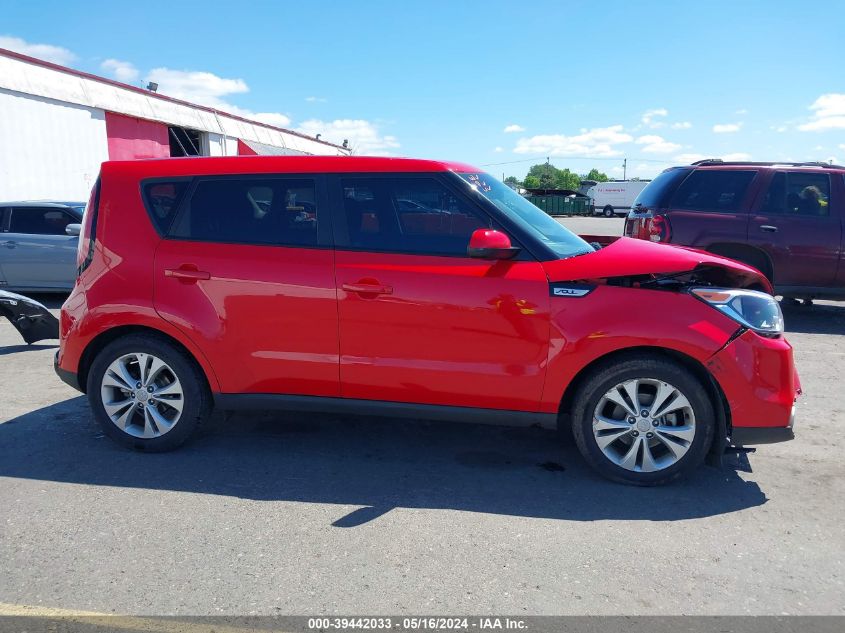2016 Kia Soul + VIN: KNDJP3A51G7834078 Lot: 39442033