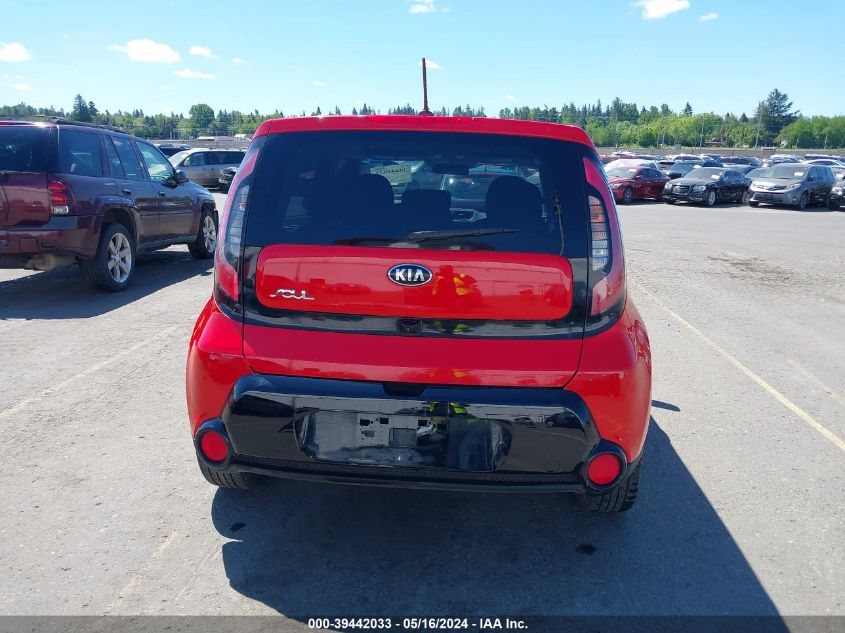 2016 Kia Soul + VIN: KNDJP3A51G7834078 Lot: 39442033