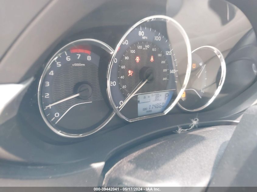 2014 Toyota Corolla L/Le/Le Plus/Le Premium/S/S Plus/S Premium VIN: 2T1BURHE0EC074002 Lot: 39442041