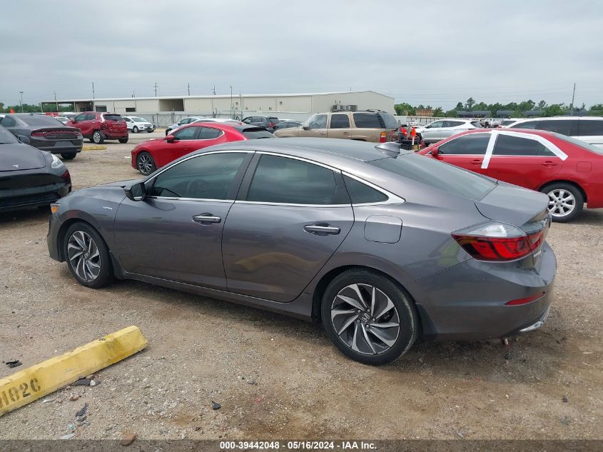 2019 Honda Insight Touring VIN: 19XZE4F98KE015877 Lot: 39442048