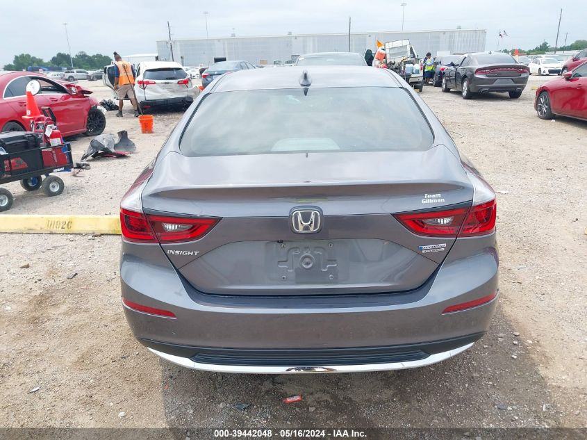 2019 HONDA INSIGHT TOURING - 19XZE4F98KE015877