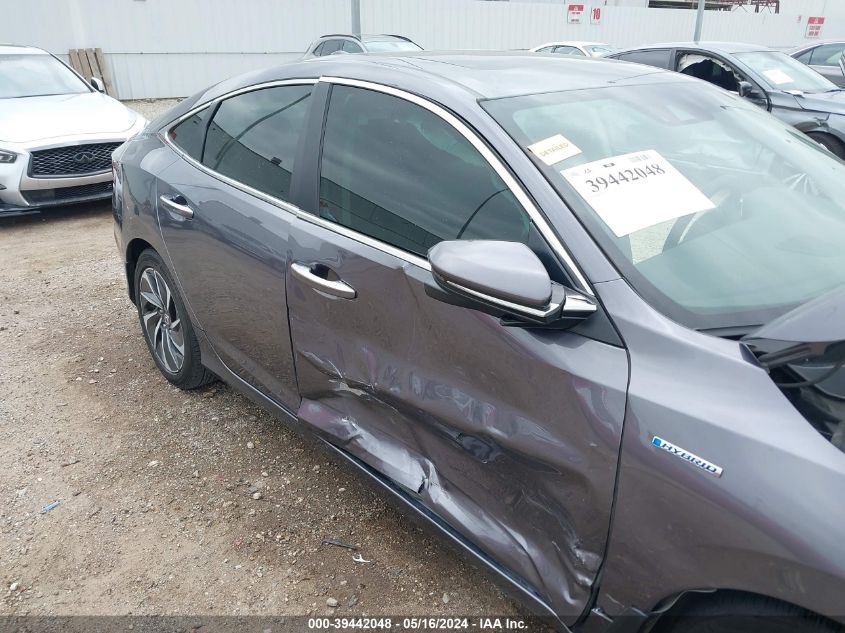 2019 HONDA INSIGHT TOURING - 19XZE4F98KE015877