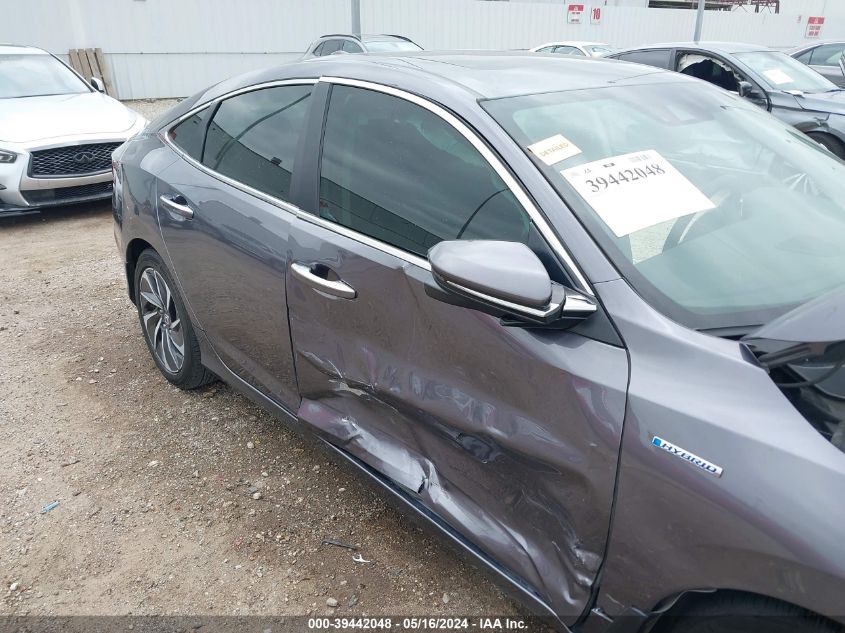 2019 Honda Insight Touring VIN: 19XZE4F98KE015877 Lot: 39442048