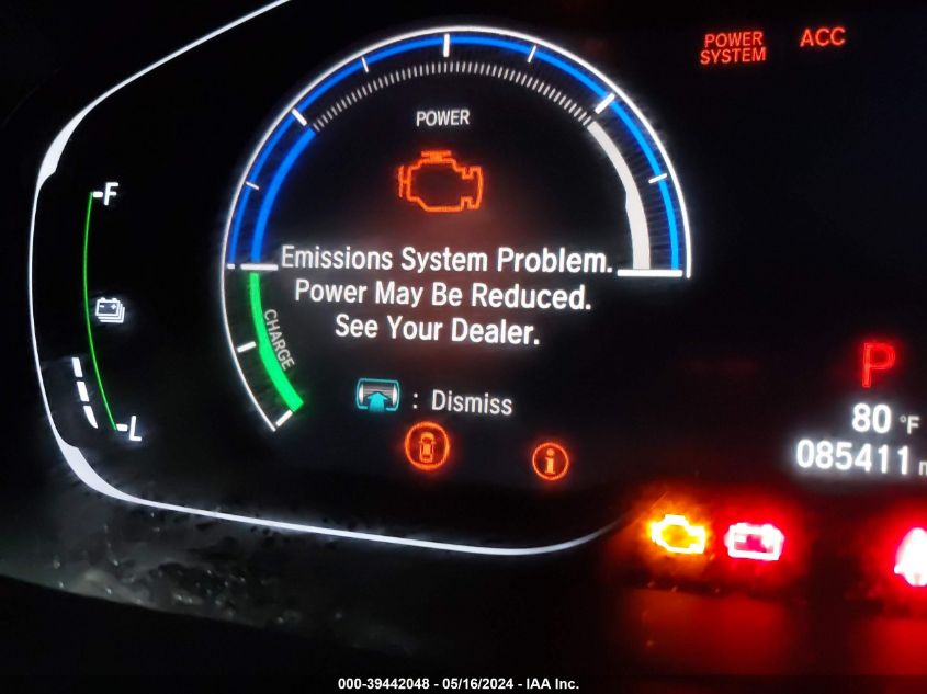 2019 HONDA INSIGHT TOURING - 19XZE4F98KE015877
