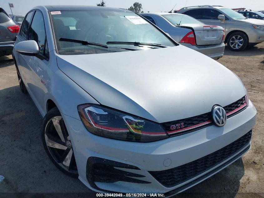 2019 Volkswagen Golf Gti 2.0T Autobahn/2.0T Rabbit Edition/2.0T S/2.0T Se VIN: 3VW5T7AUXKM030496 Lot: 39442049