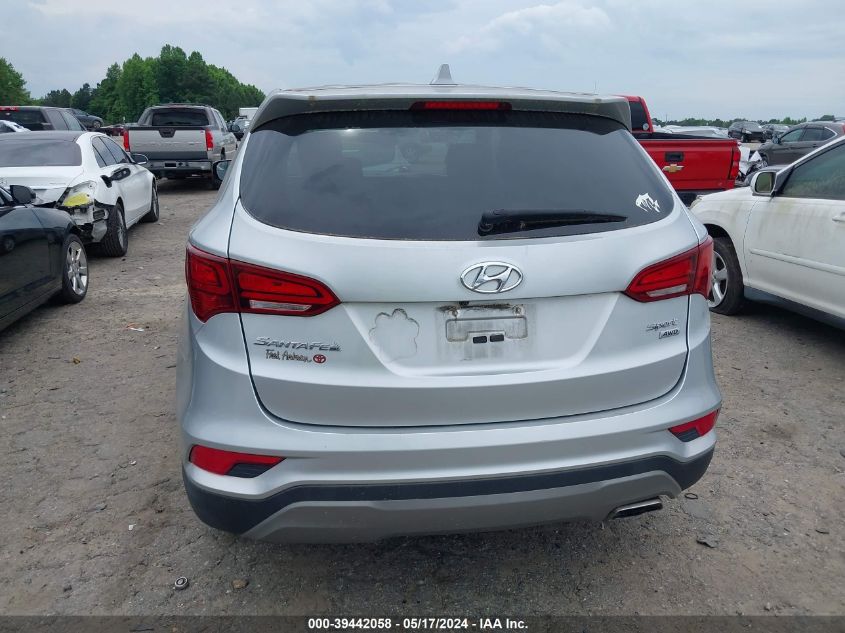 2017 Hyundai Santa Fe Sport VIN: 5XYZTDLB3HG449617 Lot: 39442058