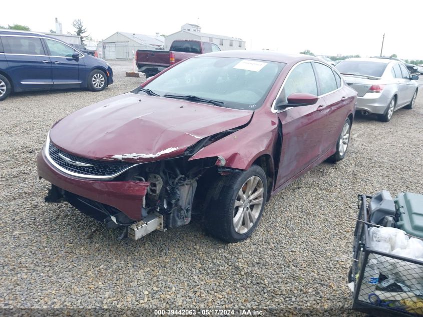 2015 Chrysler 200 Limited VIN: 1C3CCCAB9FN521594 Lot: 39442063