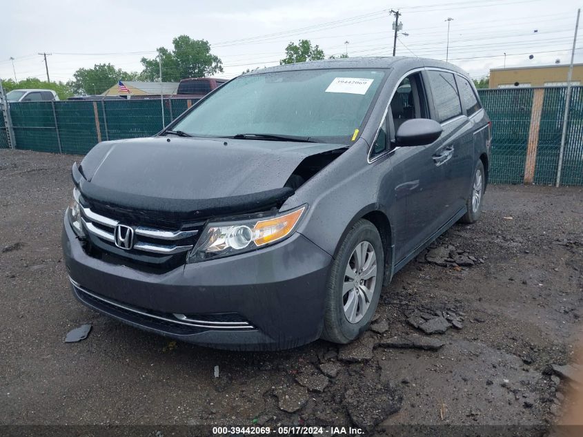 2015 Honda Odyssey Ex-L VIN: 5FNRL5H63FB031628 Lot: 39442069