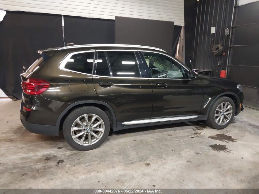 2019 BMW X3 xDrive30I VIN: 5UXTR9C58KLP97144 Lot: 39442076