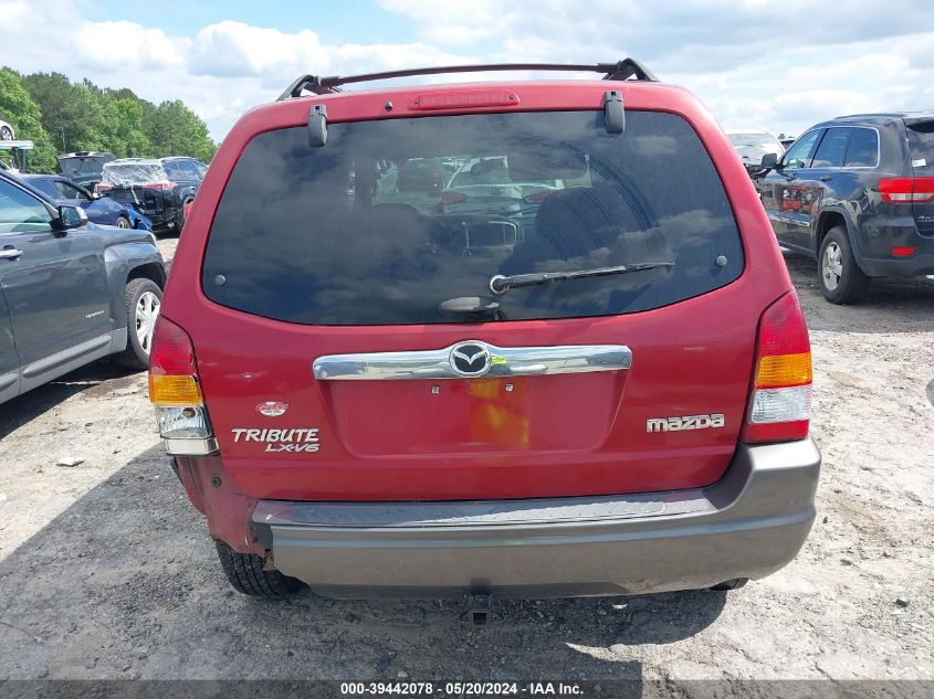 2003 Mazda Tribute Lx V6 VIN: 4F2CZ94143KM06611 Lot: 39442078